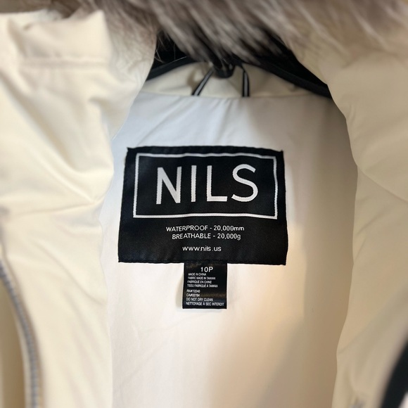 Brand NEW Nils Skiing or Snowboarding Jacket ⛷️ 🏂 ~ Crème + Size 10P with hood - Picture 4 of 10